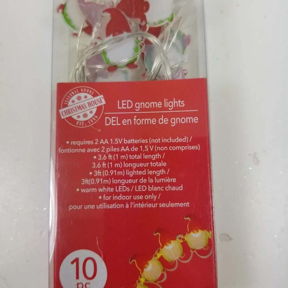 Miny Elf Christmas Led string of lights need AA Batteries